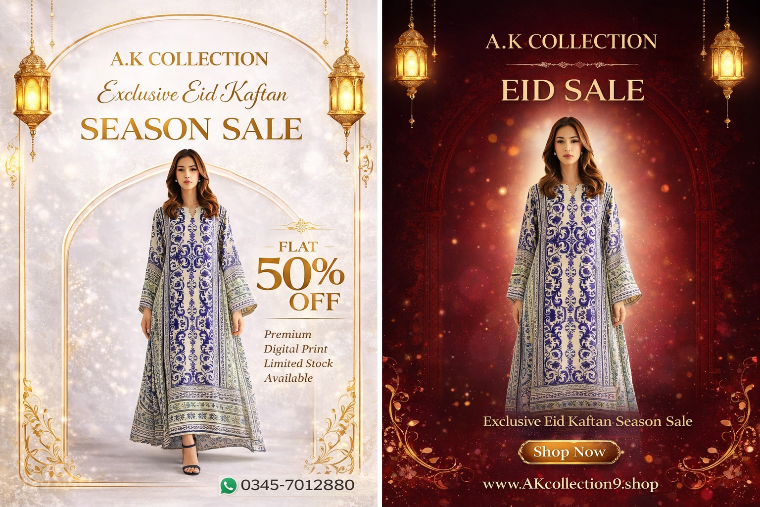 Kaftan Digital Print