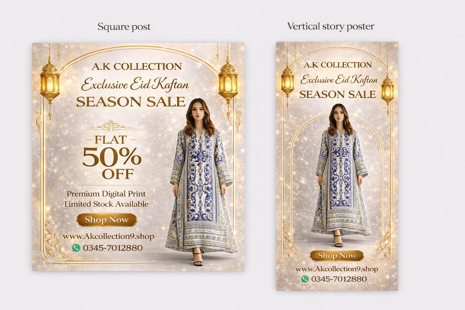 Kaftan Digital Print